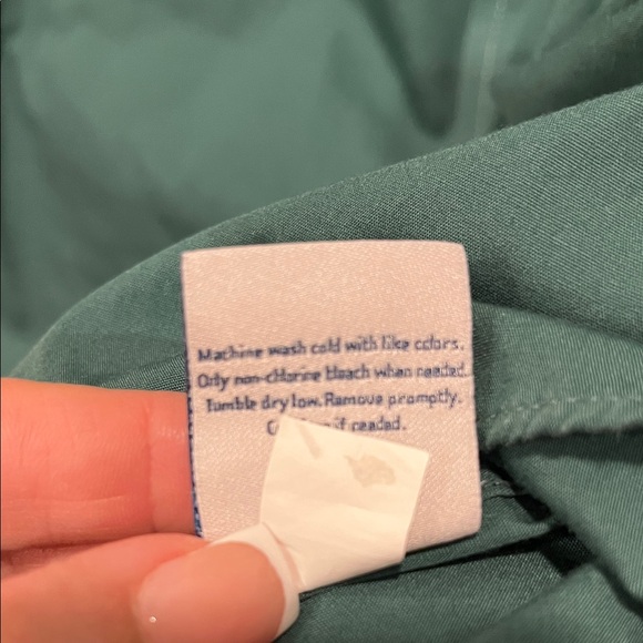 Croft & Barrow Teal Button-Up Shirt - Picture 5 of 6